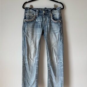 Rock Revival Tomek Men's Slim Fit Denim Jeans